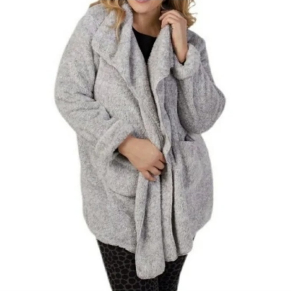 SOFT SURROUNDINGS Gray Hug Me Cardi